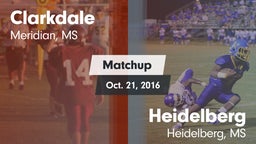 Matchup: Clarkdale vs. Heidelberg  2016