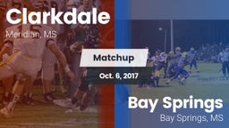 Matchup: Clarkdale vs. Bay Springs  2017