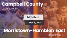 Matchup: Campbell County vs. Morristown-Hamblen East  2017