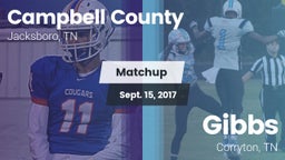 Matchup: Campbell County vs. Gibbs  2017