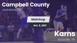 Matchup: Campbell County vs. Karns  2017