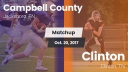 Matchup: Campbell County vs. Clinton  2017