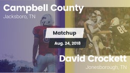 Matchup: Campbell County vs. David Crockett  2018