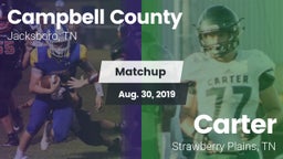 Matchup: Campbell County vs. Carter  2019