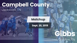 Matchup: Campbell County vs. Gibbs  2019