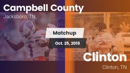 Matchup: Campbell County vs. Clinton  2019
