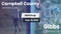 Matchup: Campbell County vs. Gibbs  2020