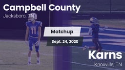Matchup: Campbell County vs. Karns  2020