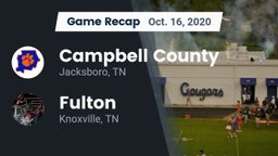 Recap: Campbell County  vs. Fulton  2020