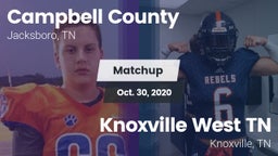 Matchup: Campbell County vs. Knoxville West  TN 2020