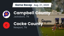 Recap: Campbell County  vs. Cocke County  2020