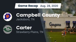 Recap: Campbell County  vs. Carter  2020