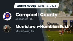 Recap: Campbell County  vs. Morristown-Hamblen East  2021