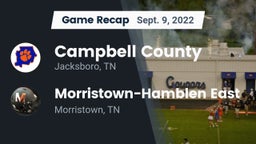 Recap: Campbell County  vs. Morristown-Hamblen East  2022