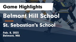 Belmont Hill School vs St. Sebastian's School Game Highlights - Feb. 8, 2023