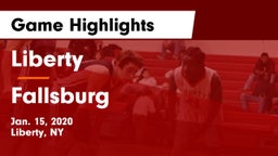 Liberty  vs Fallsburg  Game Highlights - Jan. 15, 2020