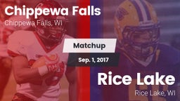 Matchup: Chippewa Falls vs. Rice Lake  2017