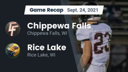 Recap: Chippewa Falls  vs. Rice Lake  2021