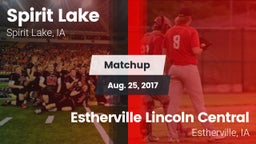 Matchup: Spirit Lake High vs. Estherville Lincoln Central  2017