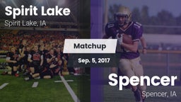 Matchup: Spirit Lake High vs. Spencer  2017