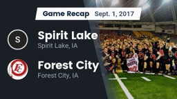 Recap: Spirit Lake  vs. Forest City  2017
