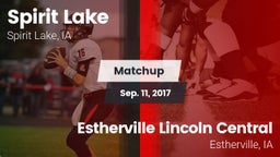 Matchup: Spirit Lake High vs. Estherville Lincoln Central  2017