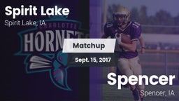 Matchup: Spirit Lake High vs. Spencer  2017