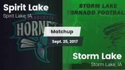 Matchup: Spirit Lake High vs. Storm Lake  2017