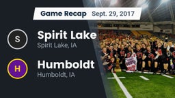 Recap: Spirit Lake  vs. Humboldt  2017
