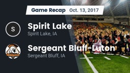 Recap: Spirit Lake  vs. Sergeant Bluff-Luton  2017