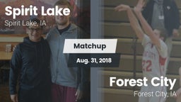 Matchup: Spirit Lake High vs. Forest City  2018