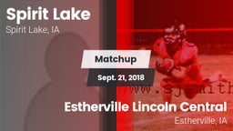 Matchup: Spirit Lake High vs. Estherville Lincoln Central  2018