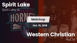 Matchup: Spirit Lake High vs. Western Christian  2018