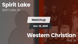 Matchup: Spirit Lake High vs. Western Christian  2018