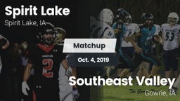 Matchup: Spirit Lake High vs. Southeast Valley 2019