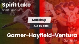 Matchup: Spirit Lake High vs. Garner-Hayfield-Ventura  2019