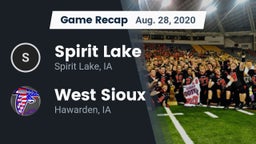 Recap: Spirit Lake  vs. West Sioux  2020