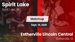 Matchup: Spirit Lake High vs. Estherville Lincoln Central  2020