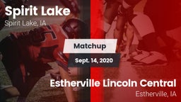 Matchup: Spirit Lake High vs. Estherville Lincoln Central  2020