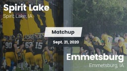 Matchup: Spirit Lake High vs. Emmetsburg  2020