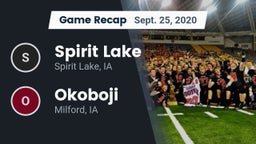 Recap: Spirit Lake  vs. Okoboji  2020