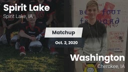 Matchup: Spirit Lake High vs. Washington  2020
