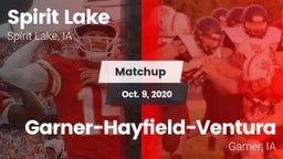 Matchup: Spirit Lake High vs. Garner-Hayfield-Ventura  2020