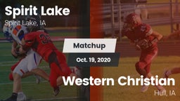 Matchup: Spirit Lake High vs. Western Christian  2020