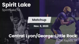 Matchup: Spirit Lake High vs. Central Lyon/George-Little Rock  2020