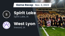 Recap: Spirit Lake  vs. West Lyon  2023
