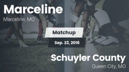 Matchup: Marceline vs. Schuyler County 2016
