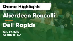 Aberdeen Roncalli  vs Dell Rapids  Game Highlights - Jan. 30, 2022