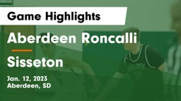 Aberdeen Roncalli  vs Sisseton  Game Highlights - Jan. 12, 2023