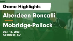 Aberdeen Roncalli  vs Mobridge-Pollock  Game Highlights - Dec. 13, 2022